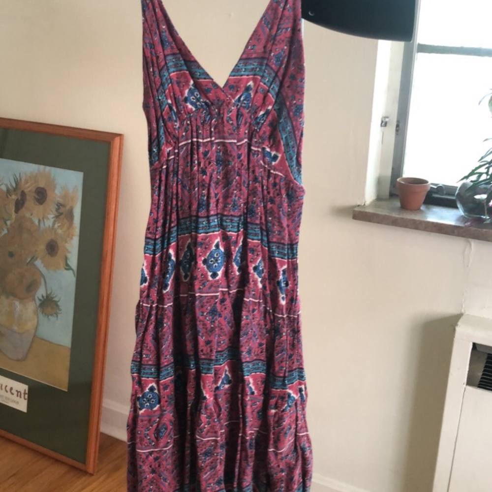Above knee length boho dress
